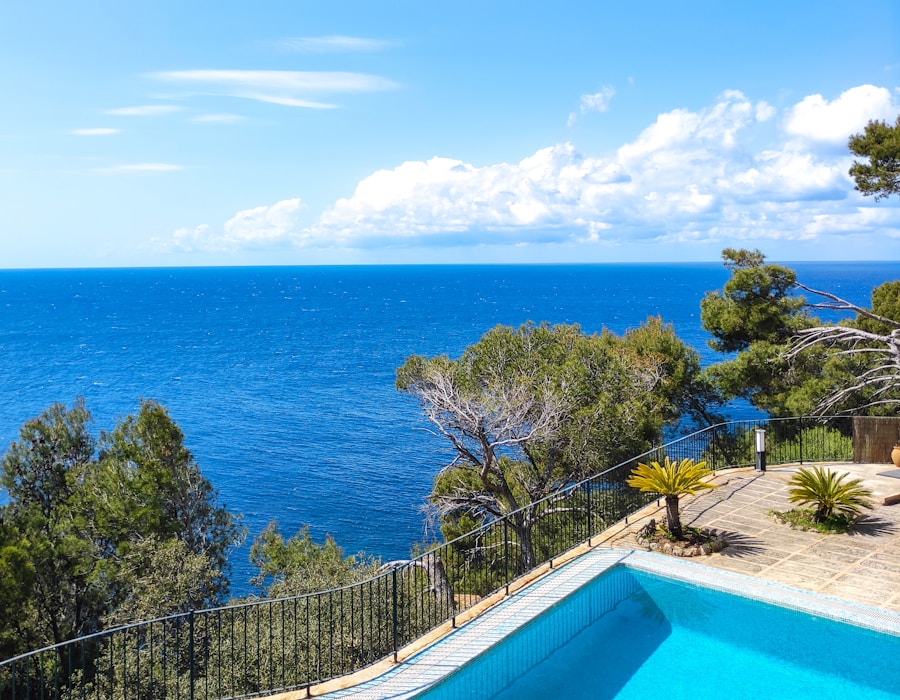 A villa with an outdoor pool shown on the generated guest site